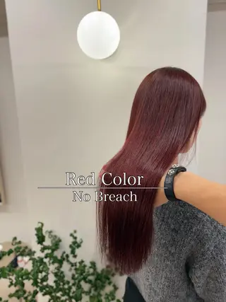 セミロング カラー ヘアアレンジ 二ヶ月綺麗が続く デザイン/星野六三四のヘアスタイル