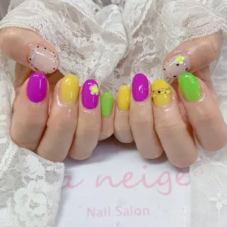 ネイル La neige* yuki 🥯🍑のネイルデザイン