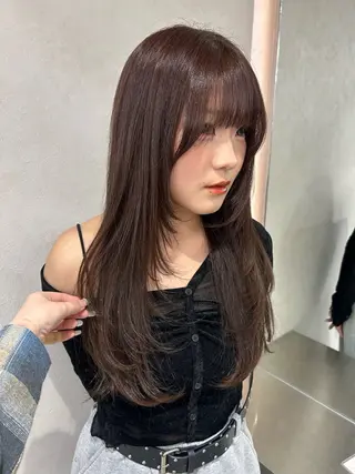 ロング あ い か 🎀 レイヤーカットのヘアスタイル