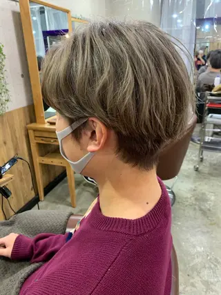 ショート カラー メンズ HAIR design ARUE所属・仙台1優しい美容師 Kogaのヘアスタイル