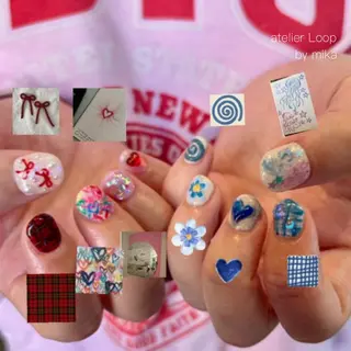 ネイル atelierLoopbyshiho所属・atelier Loop♪MIKAのネイルデザイン