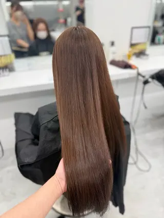 ロング カラー 🥂上品ワンホンヘア 🥂nozomiのヘアスタイル