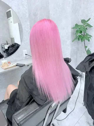 ロング カラー 🌈派手髪ハイトーン 🌈鈴木亮太🌈のヘアスタイル