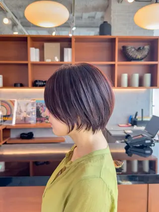 ショート カラー benji_名駅店所属・原颯希/ ボブ/ショートのヘアスタイル