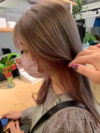 カラー 🍃marina🍃 韓国ヘア/Aujuaのヘアスタイル