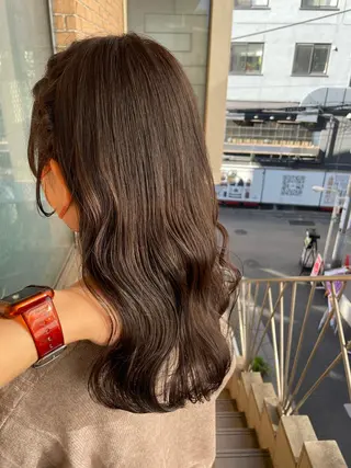 ミディアム カラー ボブヘアカット Rikapi❤️のヘアスタイル