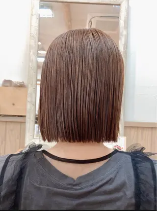 ミディアム 林 エリのヘアスタイル