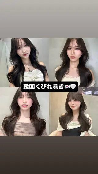 セミロング 大宮韓国ハッシュ🪽 GLROWseriのヘアスタイル