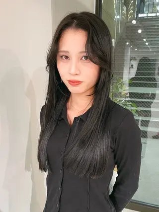 ロング カラー レイヤーカット/矢野 貴規のヘアスタイル