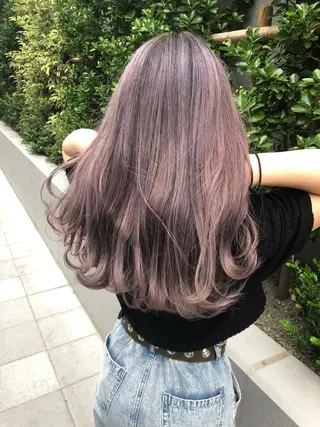 セミロング カラー 矢島颯哉/ハイトーン ブリーチカラー💎のヘアスタイル