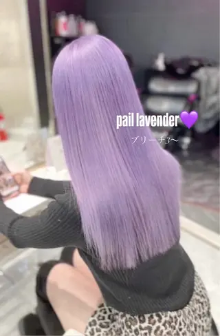 ロング カラー ミルクティー/透明感 カラー🎀YURIAのヘアスタイル