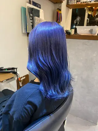ロング カラー ブリーチ指名 NO1🌈SAKIのヘアスタイル