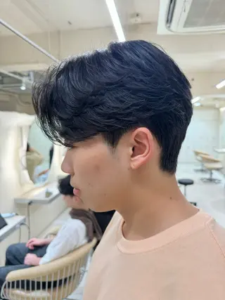 ショート パーマ メンズ nico TOKYO 横浜所属・横浜/レイヤー/ カネコのヘアスタイル
