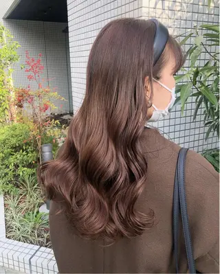 ロング カラー 似合わせ/小顔/ 韓国✨KAITOのヘアスタイル