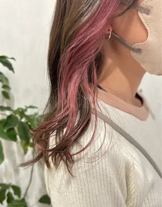 ロング カラー SUNS by TRUNK所属・✄折橋 彩花🐶🍑のヘアスタイル