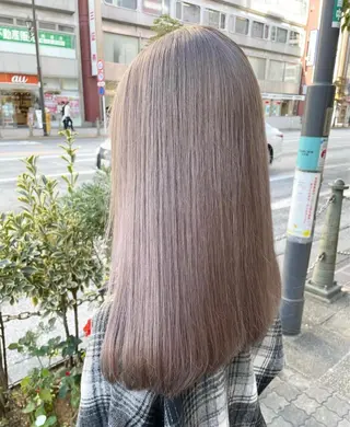 ロング カラー ヘアアレンジ 髪質改善/ハイトーン /新宿/Takutoのヘアスタイル