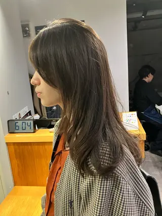 ロング メンズパーマ shell 宮下のヘアスタイル