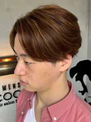 ミディアム カラー メンズ 🔥メンズ専門🔥 塩拓巳のヘアスタイル