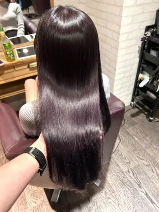 セミロング カラー パーソナルカラー 診断🍀マリンのヘアスタイル