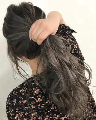 ロング カラー メンズ 【公式】amble luxe池袋東口🩷のヘアスタイル