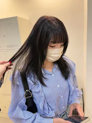 ミディアム 東京の技術を 京都で✂︎🕊️💖のヘアスタイル