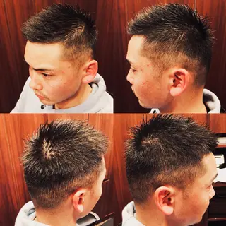 ショート ヘアアレンジ メンズ 根岸 智哉のヘアスタイル