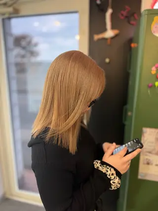 カラー ARARE HAIR みゆきのヘアスタイル