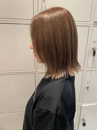 セミロング カラー 鶴岡で縮毛矯正なら お任せ！ハヤシナオミのヘアスタイル