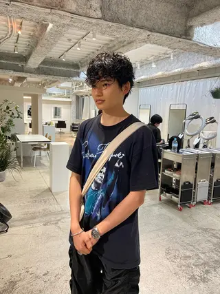 メンズ ANY/須田 麻人/ハードパーマのヘアスタイル