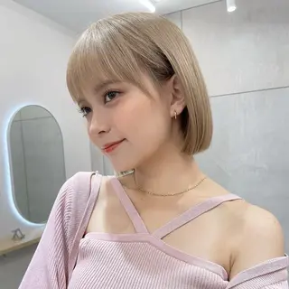 ショート sand池袋所属・似合わせボブカット ISAKIのヘアスタイル