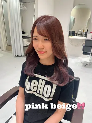 セミロング loulou所属・透明感カラー 💎飯塚ゆうきのヘアスタイル