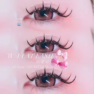 マツエク・マツパ lily🩷 asaのマツエク・マツパデザイン