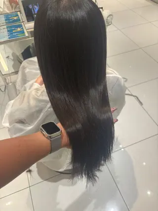 セミロング ️🩵RINKA/ ハイトーンカラー🩵のヘアスタイル