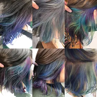 ミディアム カラー 原宿サロン代表 デザインカラー伊藤卓のヘアスタイル