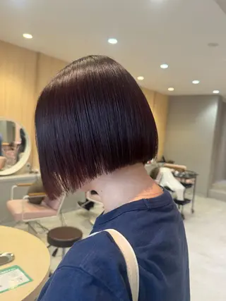 ショート カラー BELLE by revo所属・𝘀𝗮𝗲/ 艶髪/ショートボブのヘアスタイル