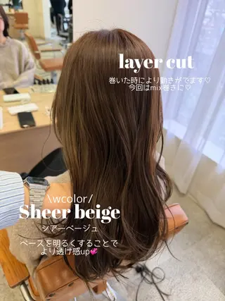 セミロング 🫧chinatsu 🫧のヘアスタイル