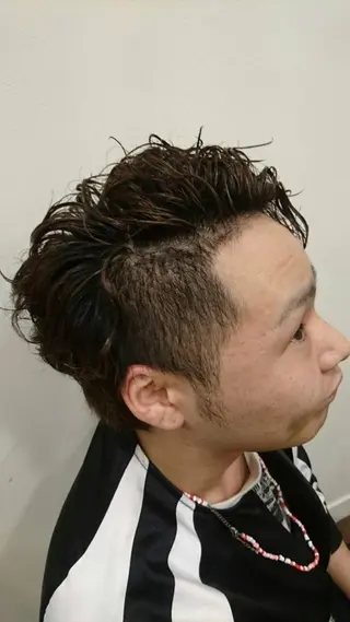 パーマ メンズ イプセ所属・キタザワ アイのヘアスタイル