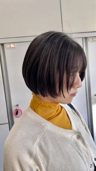 ショート メンズバレイヤージュ 斉藤春のヘアスタイル