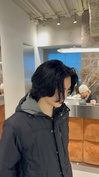 ミディアム パーマ メンズ MEN’S SALON HAVANA所属・渋谷/スパイキー /フェザー/千尋のヘアスタイル