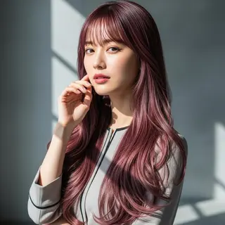 ロング カラー Halo/長居美容室 似合わせカット/ロキのヘアスタイル