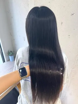 ロング 田中 志織のヘアスタイル