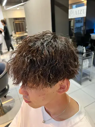 パーマ メンズ パーマ特化美容師 茂木広幸のヘアスタイル