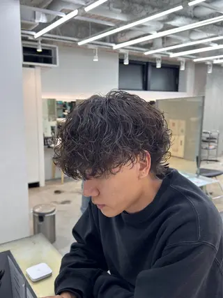 パーマ メンズ ☀️メンズパーマ☀️ /栄/濵﨑新成のヘアスタイル