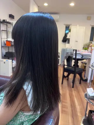 セミロング トキ コウタのヘアスタイル