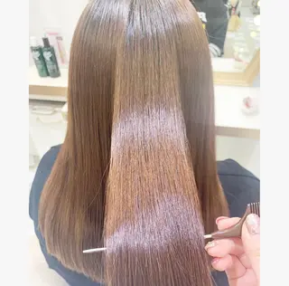 セミロング 💙美髪救世主💙 関華蓮のヘアスタイル