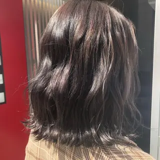 セミロング カラー 横浜Bob美容師🤎 ERINAのヘアスタイル