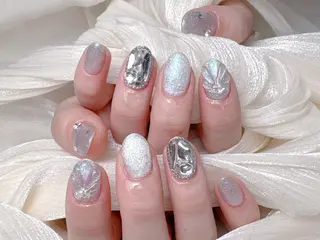 ネイル 🎀も ものネイルデザイン