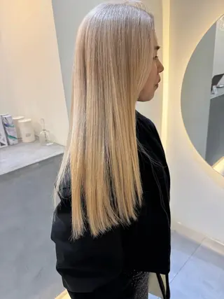 ロング カラー nok所属・レイヤー/ベージュ/ どますず🌺のヘアスタイル