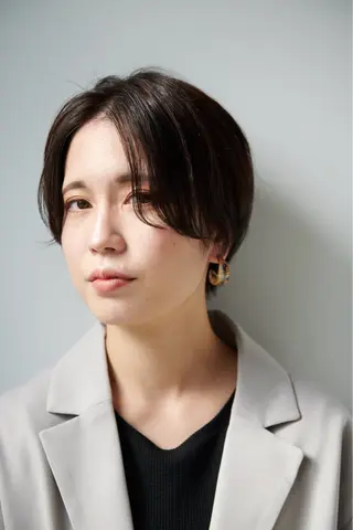 ショート メンズ/パーマ /フェード/岡山秀人のヘアスタイル