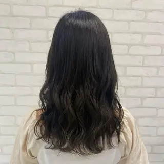 セミロング カラー パーマ ヘアアレンジ ノンダメージサロンBonheur銀座並木通り店所属・ULTOWA/銀座 ERIのヘアスタイル